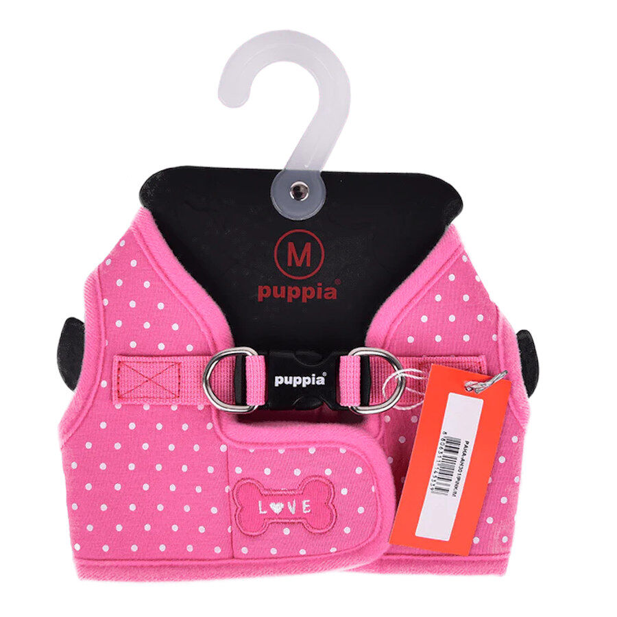 Puppia Dotty Chaleco Rosa arn&eacute;s para perros, , large indicador imagen numero 1